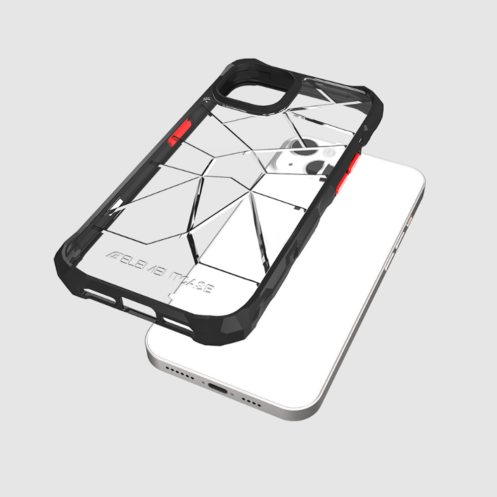 Picture of Apple iPhone 14 Pro 6.1 Case | Element Case Special Ops Double Reinforced Drop Protection Case Compatible for iPhone 14 Pro 6.1 (Clear Black)