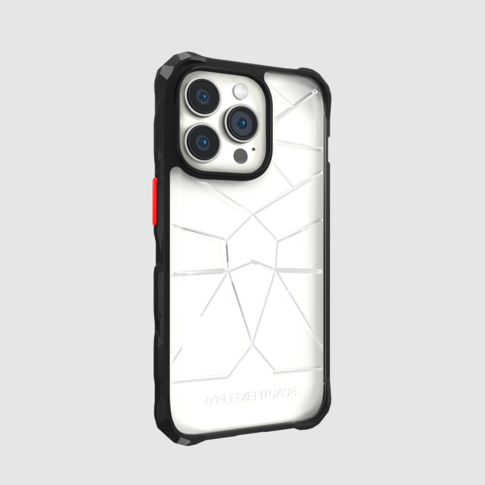 Picture of Apple iPhone 14 Pro 6.1 Case | Element Case Special Ops Double Reinforced Drop Protection Case Compatible for iPhone 14 Pro 6.1 (Clear Black)