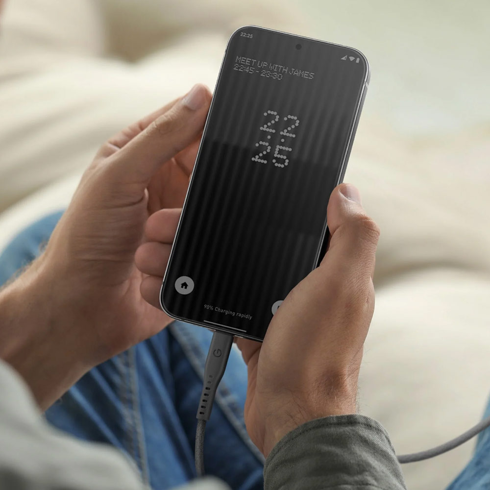 Picture of Energea Flow PD 240W USB-C to USB-C Fast Charging Cable for iPhone 15 Pro Max Smartphone Laptop Tablet (Green)