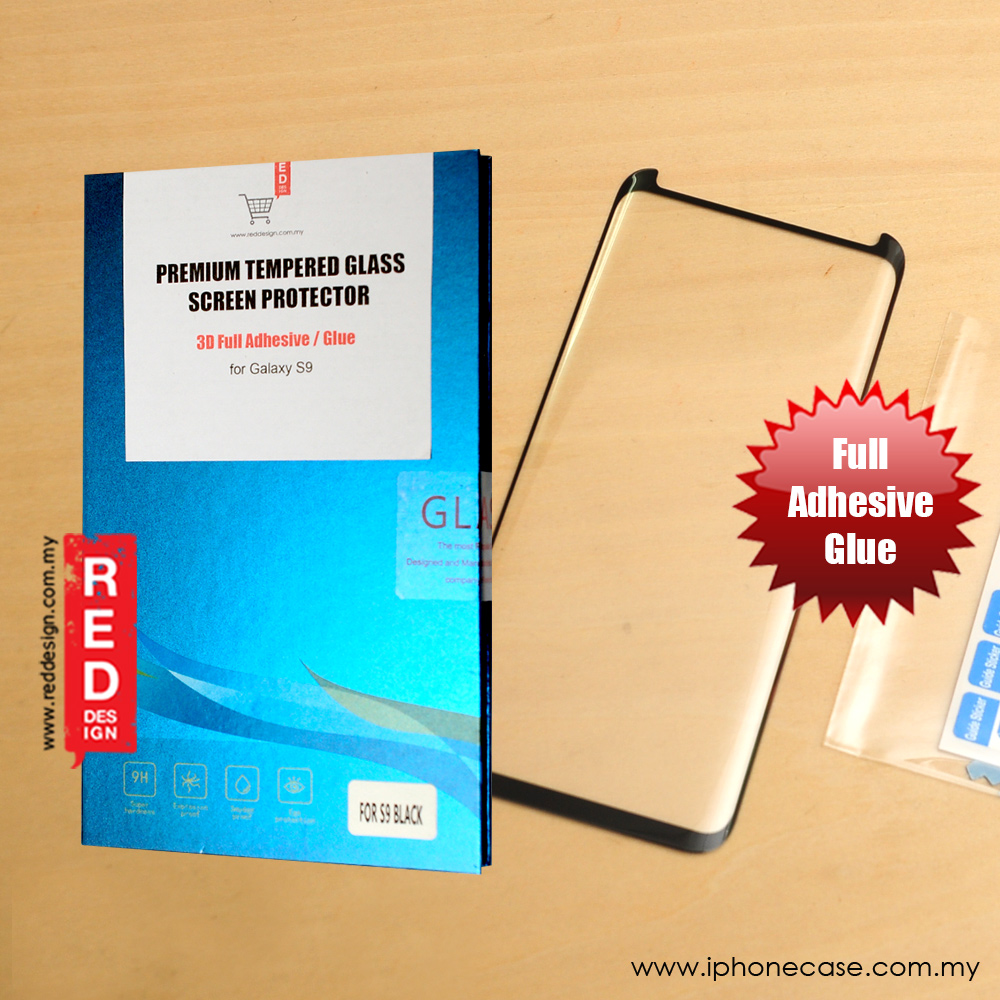 Picture of Red Design Curve Edge Full Adhesive Glue Screen Tempered Glass for Samsung Galaxy S9 Curve 0.15 mm (Black) Samsung Galaxy S9- Samsung Galaxy S9 Cases, Samsung Galaxy S9 Covers, iPad Cases and a wide selection of Samsung Galaxy S9 Accessories in Malaysia, Sabah, Sarawak and Singapore 