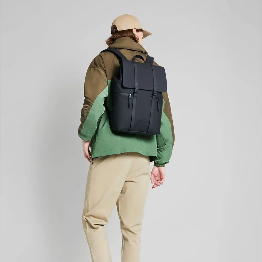 Picture of Apple Macbook Air 13 M2 2022  | Gaston Luga SPLÄSH 2.0 13" Premium Waterproof Eco Material Backpack (Black)