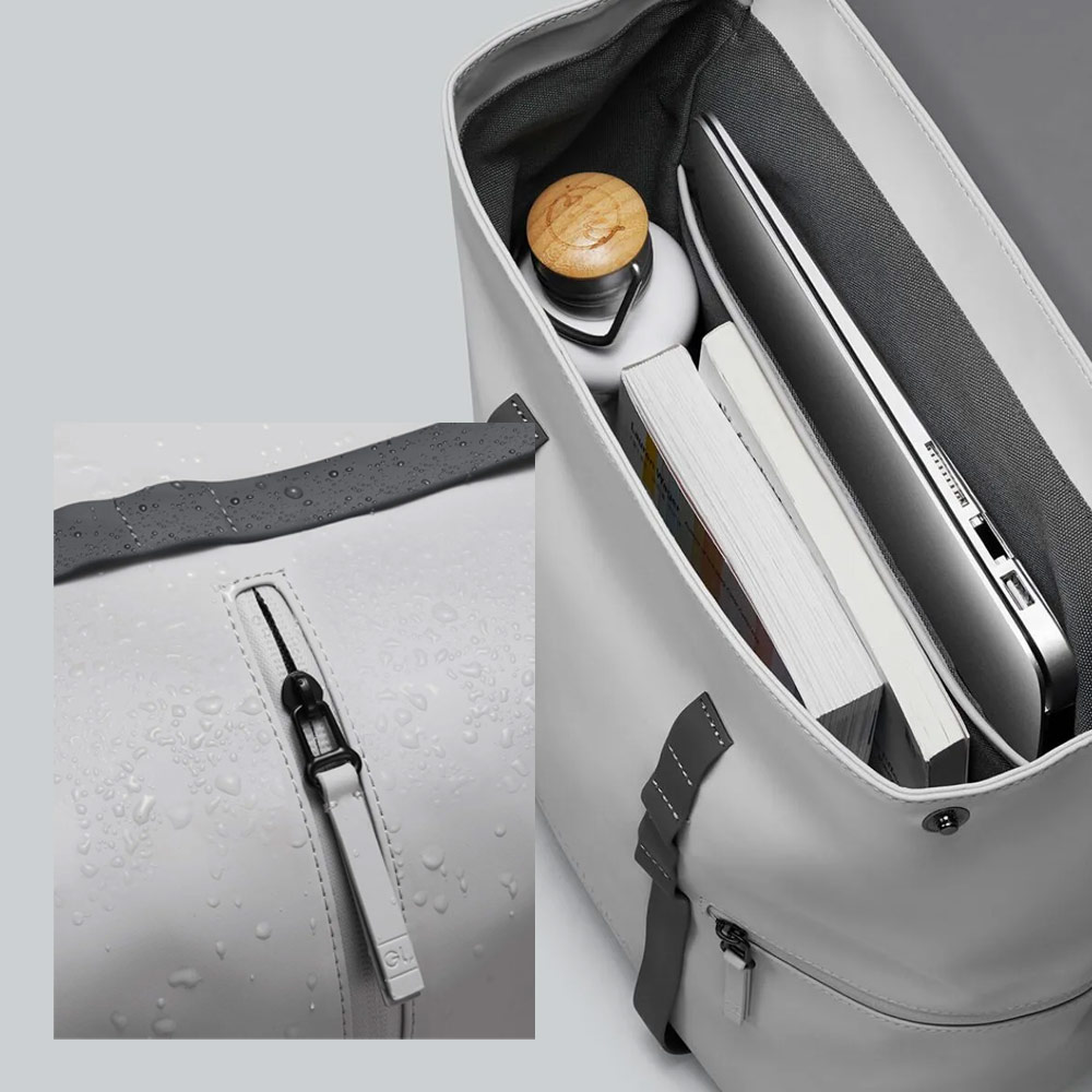 Picture of Apple Macbook Air 13 M2 2022  | Gaston Luga SPLÄSH 2.0 13" Premium Waterproof Eco Material Backpack (Olive)