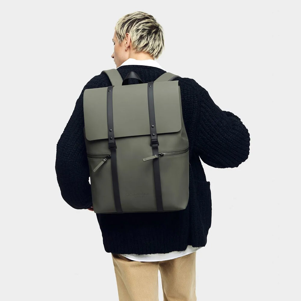 Picture of Gaston Luga SPLÄSH 2.0 16" Premium Waterproof Eco Material Backpack 20L (Olive)