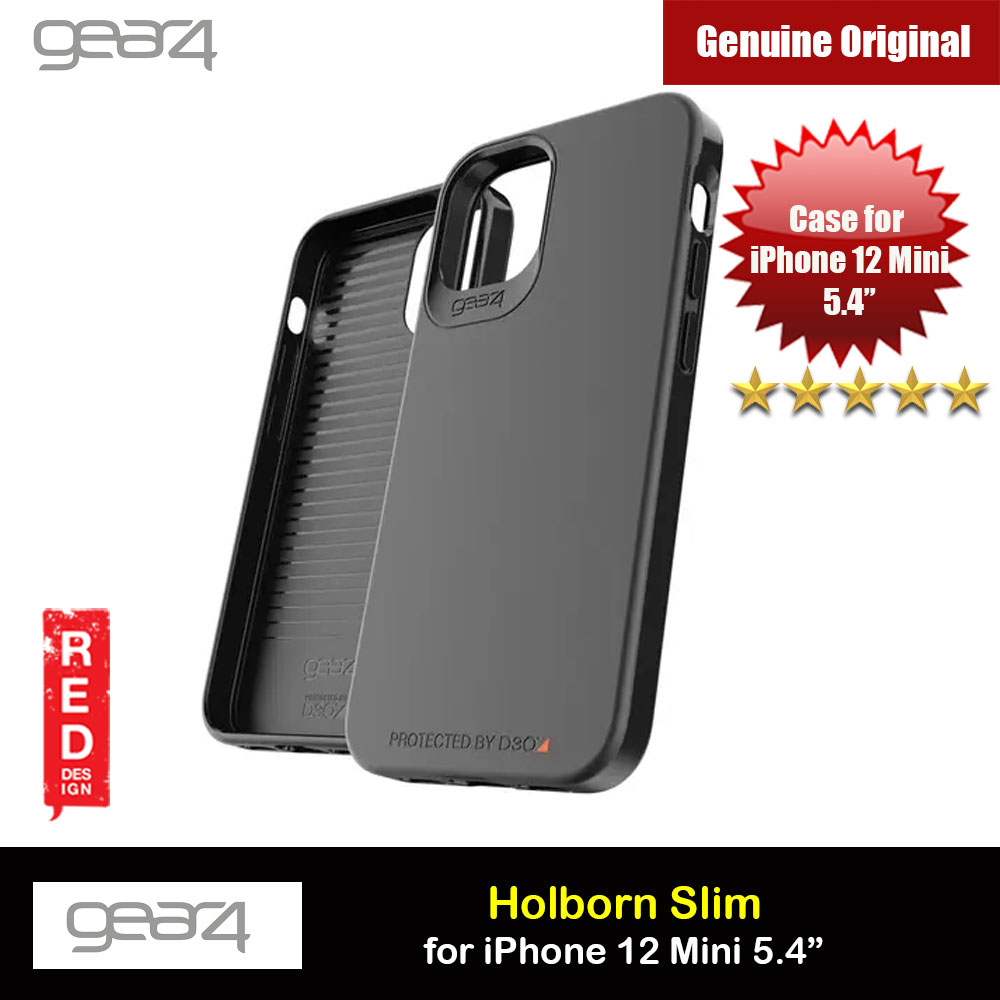 Picture of Gear4 D30 Holborn Slim Soft Touch Drop Protection Case for iPhone 12 Mini 5.4 (Black) Apple iPhone 12 mini 5.4- Apple iPhone 12 mini 5.4 Cases, Apple iPhone 12 mini 5.4 Covers, iPad Cases and a wide selection of Apple iPhone 12 mini 5.4 Accessories in Malaysia, Sabah, Sarawak and Singapore 