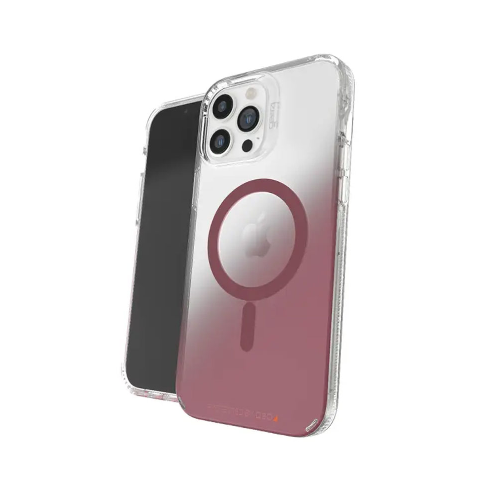 Picture of Apple iPhone 13 Pro 6.1 | Gear4 D30 Milan Snap Clear Impact Protection with MagSafe Compatibility for iPhone 13 Pro 6.1 (Rose)
