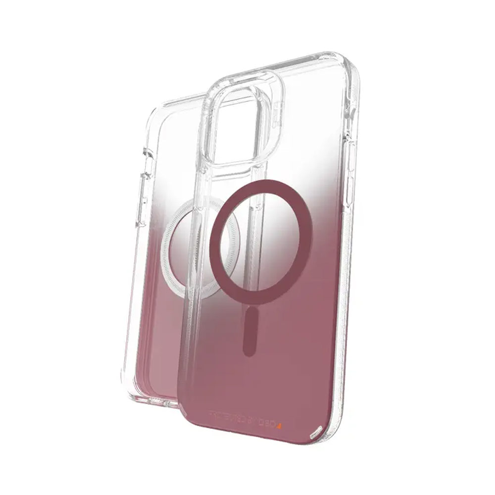 Picture of Apple iPhone 13 Pro 6.1  | Gear4 D30 Milan Snap Clear Impact Protection with MagSafe Compatibility for iPhone 13 Pro 6.1 (Rose)