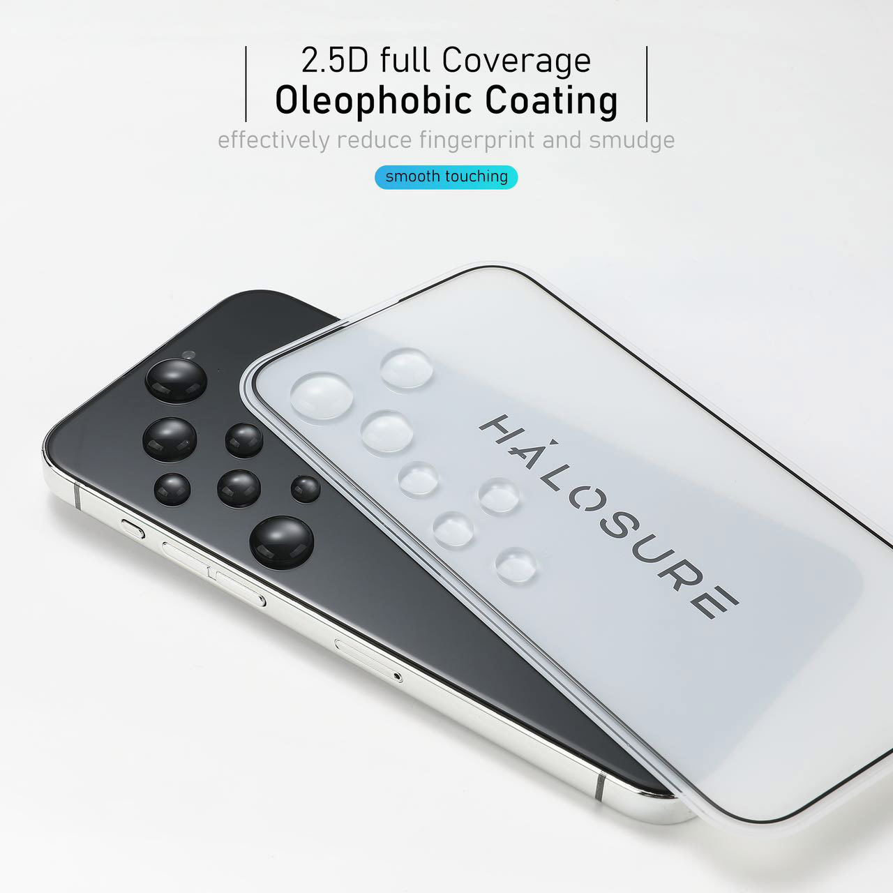 Picture of Apple iPhone 13 6.1 Screen Protector | Halosure 2.5D Full Coverage Tempered Glass Screen Protector for Apple iPhone 13 6.1 (HD Clear)