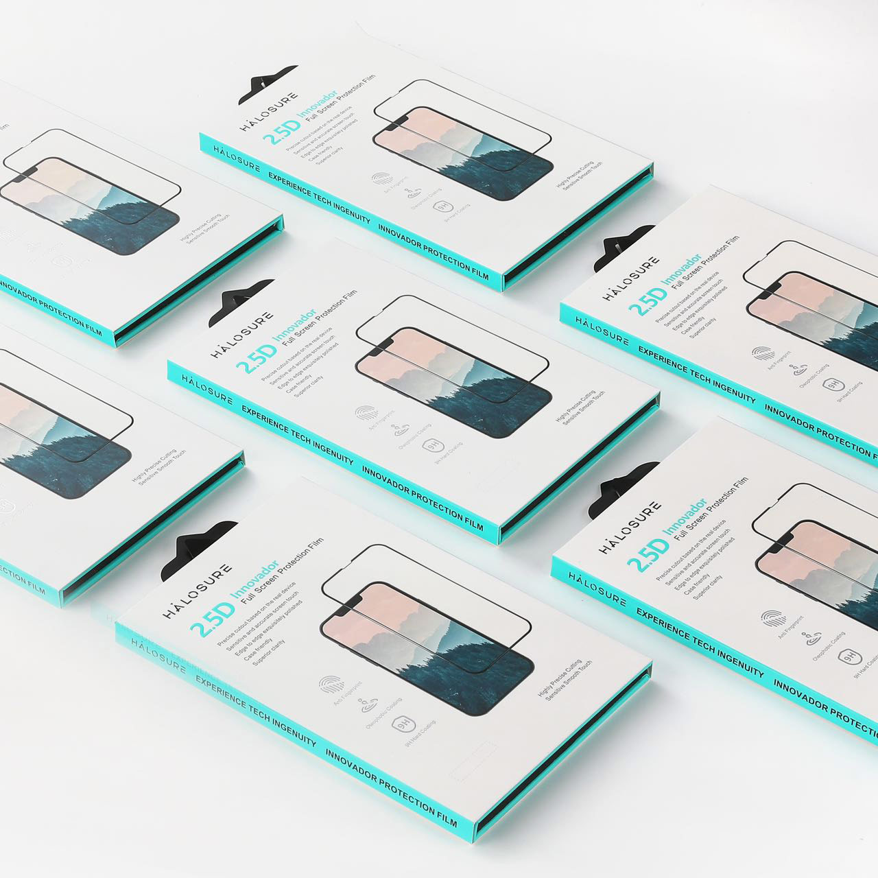 Picture of Apple iPhone 13 6.1 Screen Protector | Halosure 2.5D Full Coverage Tempered Glass Screen Protector for Apple iPhone 13 6.1 (HD Clear)