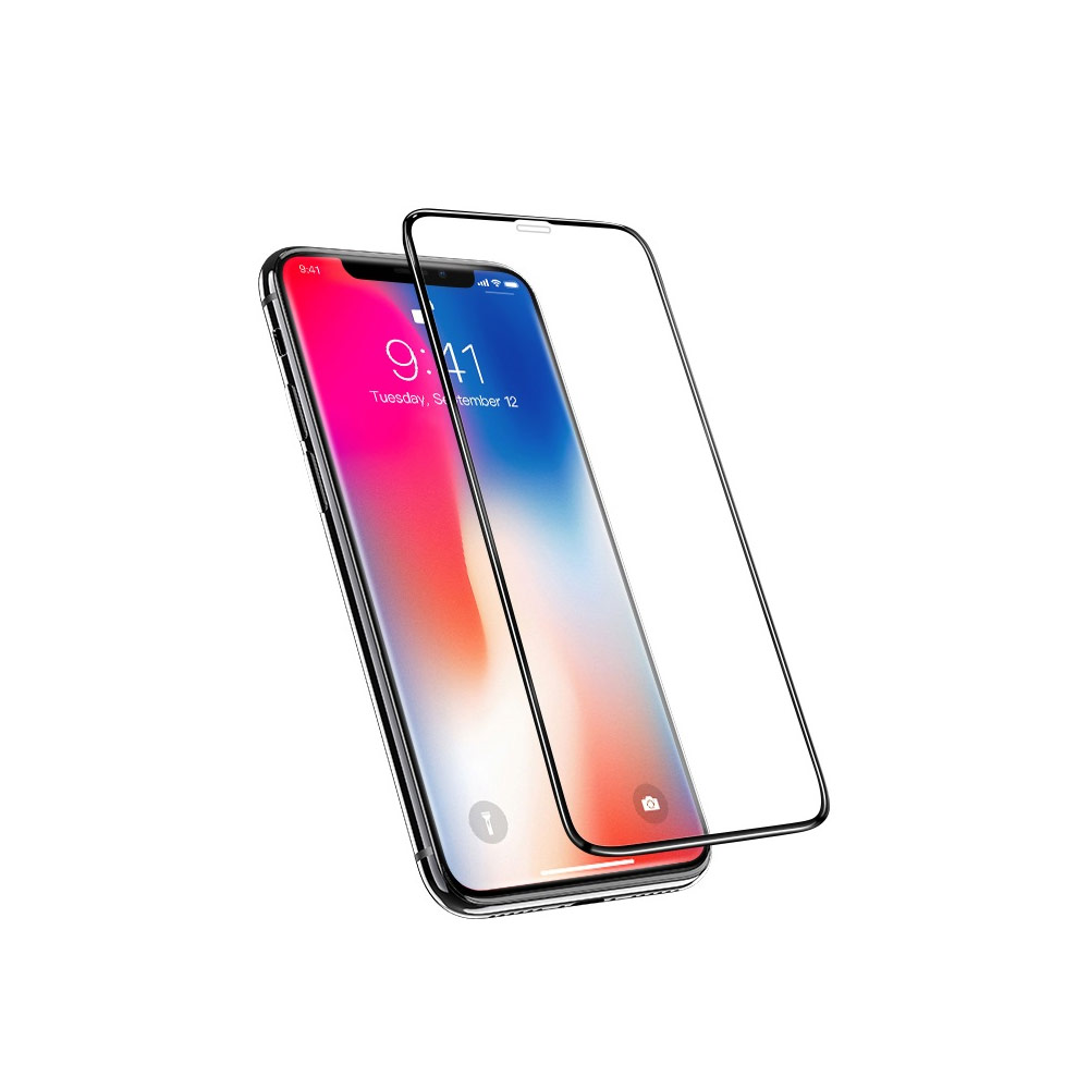 Picture of Apple iPhone 11 6.1 | Hoco Nano 3D Full Coverage Tempered Glass for Apple iPhone XR iPhone 11 6.1" (Black)