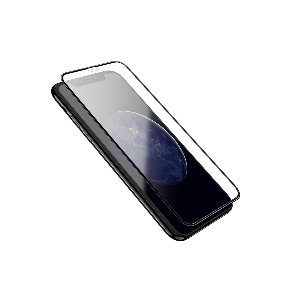 Picture of Apple iPhone 11 6.1 | Hoco Nano 3D Full Coverage Tempered Glass for Apple iPhone XR iPhone 11 6.1" (Black)