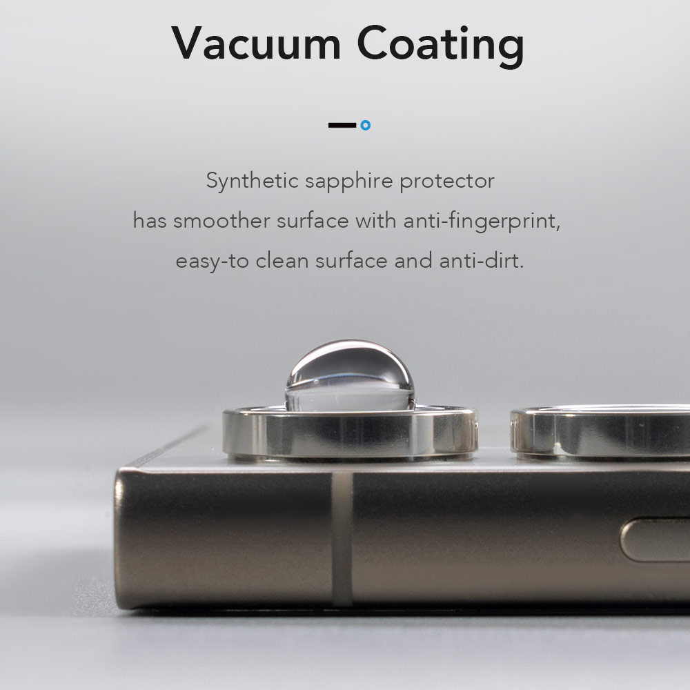 Picture of Samsung Galaxy S26 Ultra  | Hoda Sapphire Lens Protector Monocular Like Design for Samsung Galaxy S26 Ultra (5PCS Flamed Titanium)