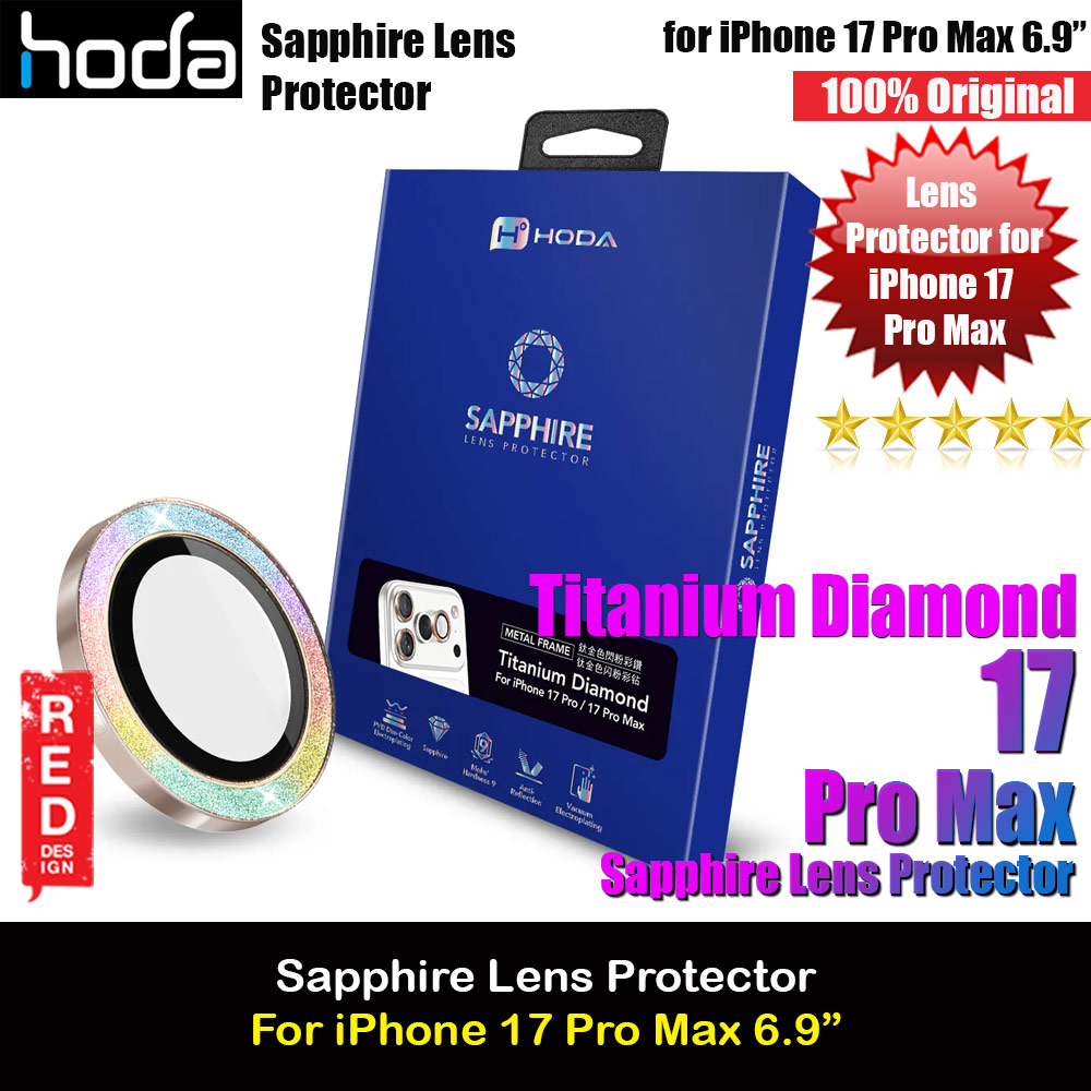 Picture of Hoda Sapphire Lens Protector for iPhone 17 Pro Max 6.9 17 Pro 6.3  (3PCS Titanium Diamond) Apple iPhone 17 Pro 6.3- Apple iPhone 17 Pro 6.3 Cases, Apple iPhone 17 Pro 6.3 Covers, iPad Cases and a wide selection of Apple iPhone 17 Pro 6.3 Accessories in Malaysia, Sabah, Sarawak and Singapore 