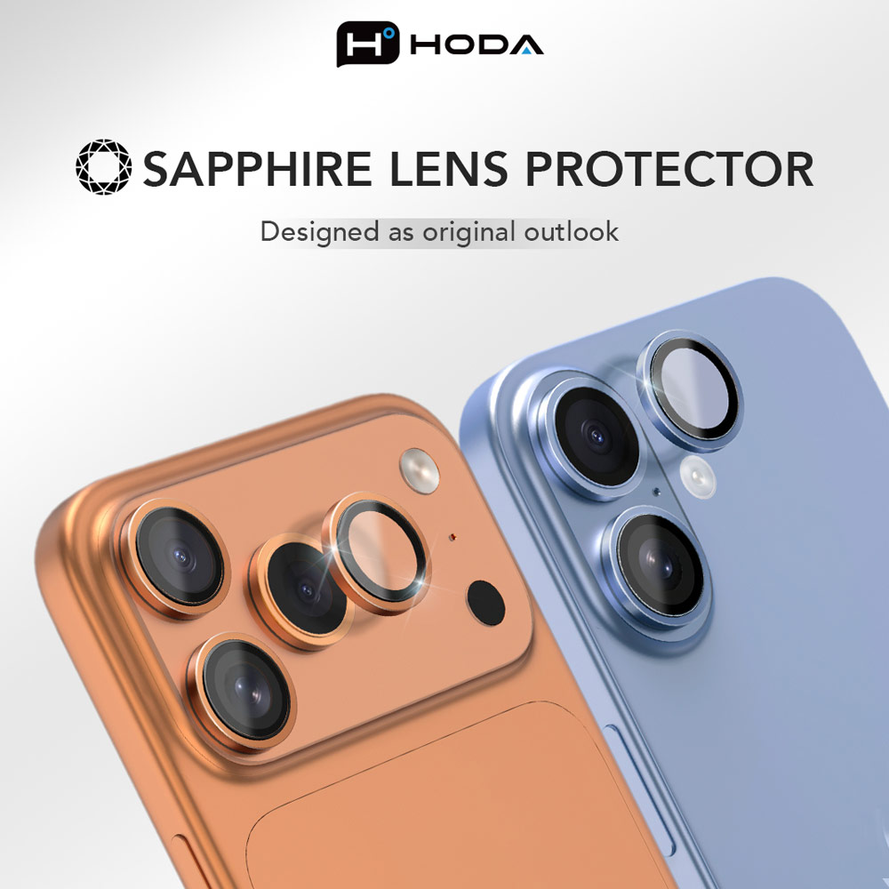 Picture of Apple iPhone 17 Pro 6.3 | Hoda Sapphire Lens Protector for iPhone 17 Pro Max 6.9 17 Pro 6.3 (3PCS Silver)