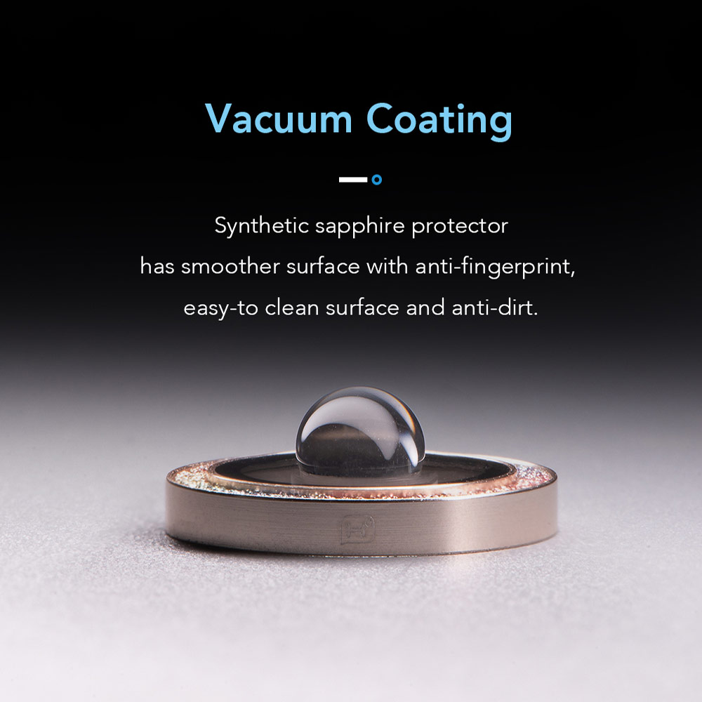 Picture of Apple iPhone 17 Pro 6.3 | Hoda Sapphire Lens Protector for iPhone 17 Pro Max 6.9 17 Pro 6.3 (3PCS Silver)