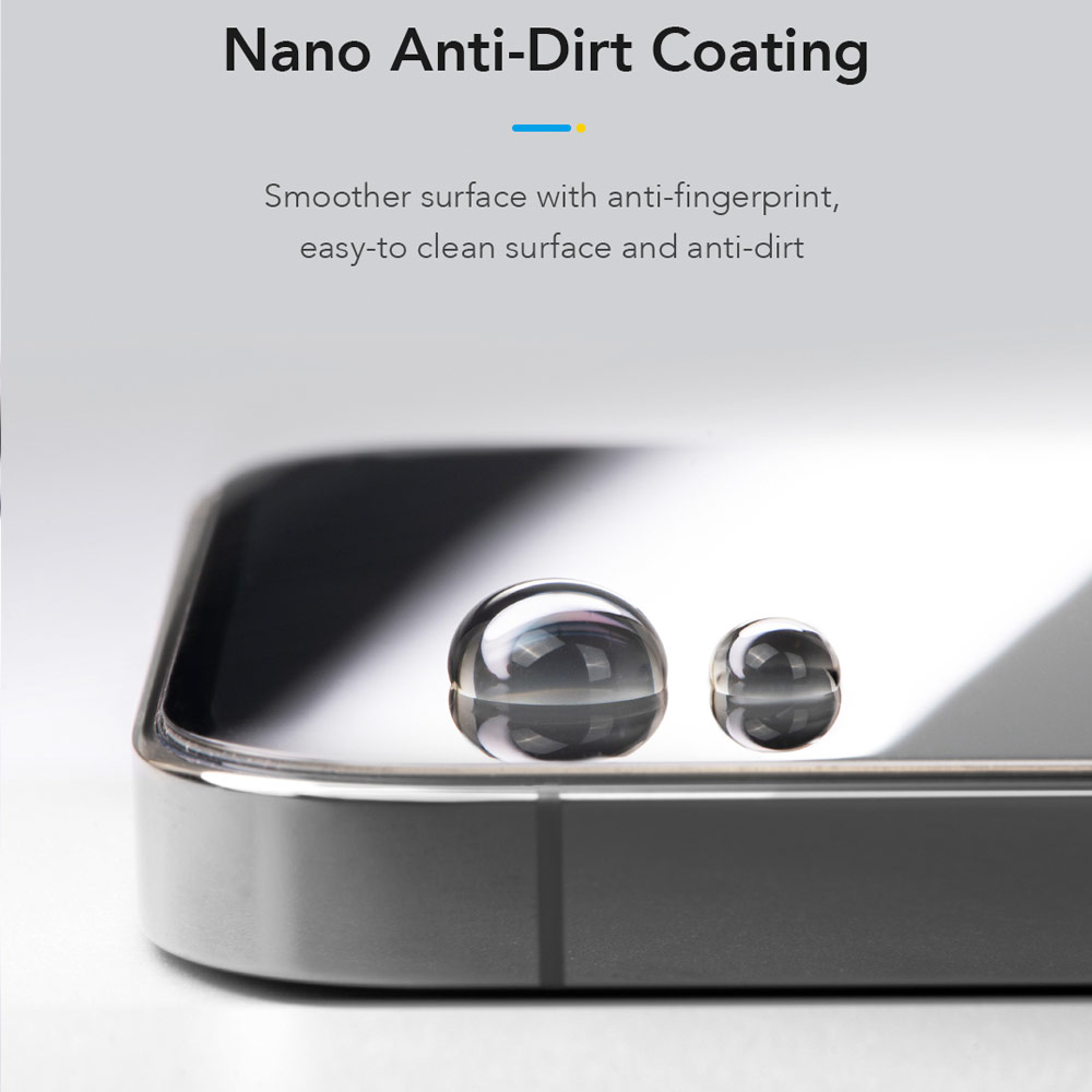 Picture of Apple iPhone 17 Pro Max 6.9 Screen Protector | Hoda Privacy Full Coverage Tempered Glass Screen Protector for iPhone 17 Pro Max 6.9 (Anti Peep)