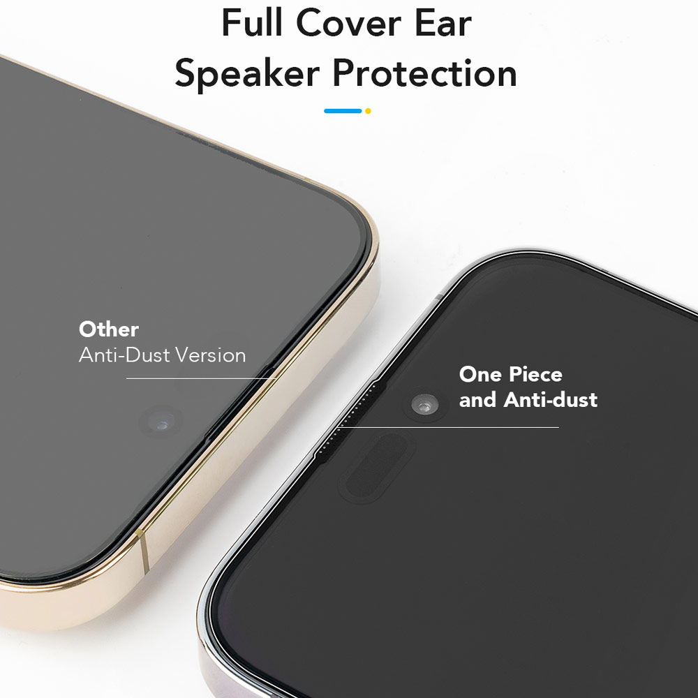 Picture of Apple iPhone 17 Pro Max 6.9 Screen Protector | Hoda Privacy Full Coverage Tempered Glass Screen Protector for iPhone 17 Pro Max 6.9 (Anti Peep)