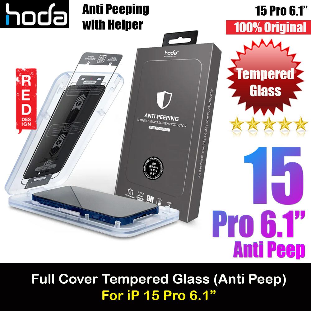 Picture of Hoda 0.33mm 2.5D Full Coverage Anti Peep Tempered Glass Screen Protector for Apple iPhone 15 Pro 6.1 (Privacy) Apple iPhone 15 Pro 6.1- Apple iPhone 15 Pro 6.1 Cases, Apple iPhone 15 Pro 6.1 Covers, iPad Cases and a wide selection of Apple iPhone 15 Pro 6.1 Accessories in Malaysia, Sabah, Sarawak and Singapore 