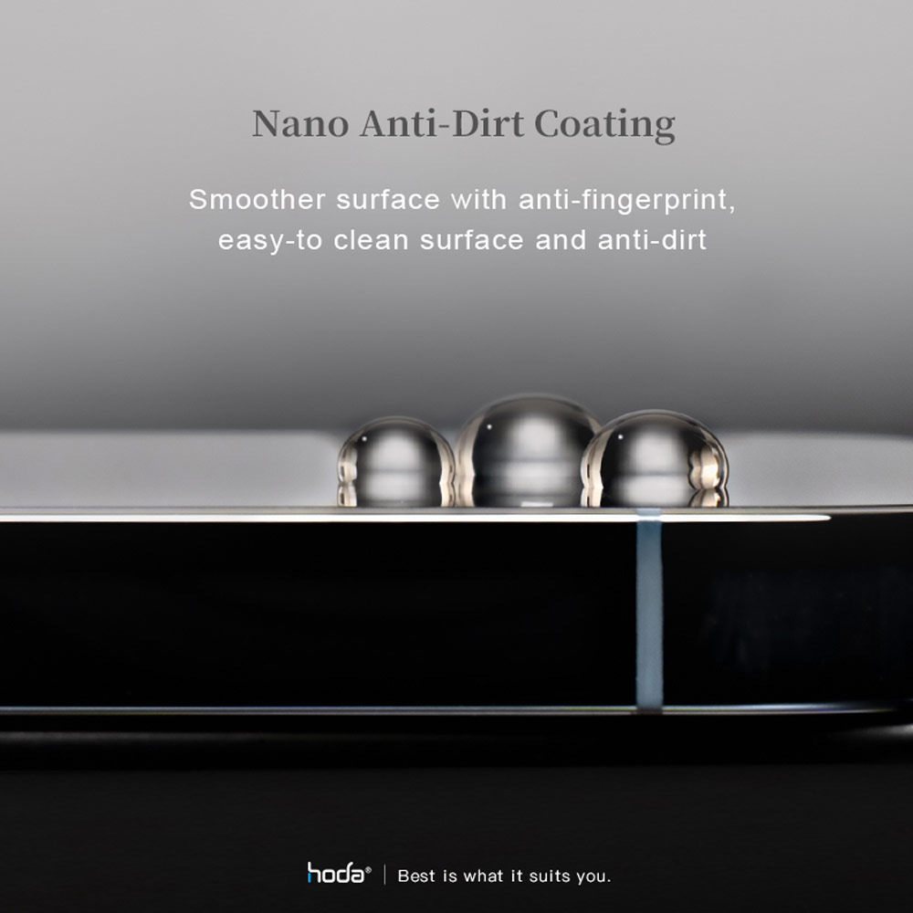 Picture of Apple iPhone 13 6.1 Screen Protector | Hoda 0.33mm 2.5D Full Coverage Tempered Glass Screen Protector for Apple iPhone 13 iPhone 13 Pro 6.1 (Anti Reflection)