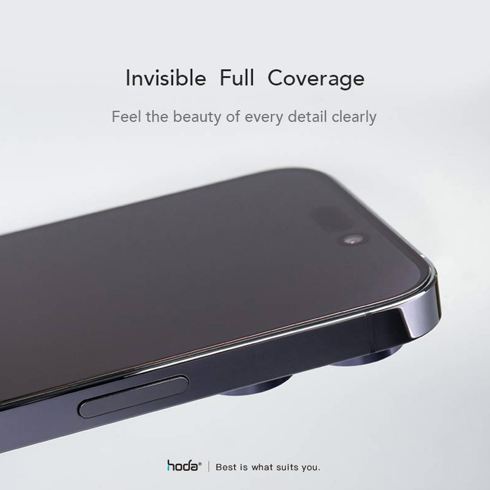 Picture of Apple iPhone 14 Pro Max 6.7 Screen Protector | Hoda 0.33mm 2.5D Full Coverage Anti Reflection Tempered Glass Screen Protector for Apple iPhone 14 Pro Max 6.7 (Anti Reflection)