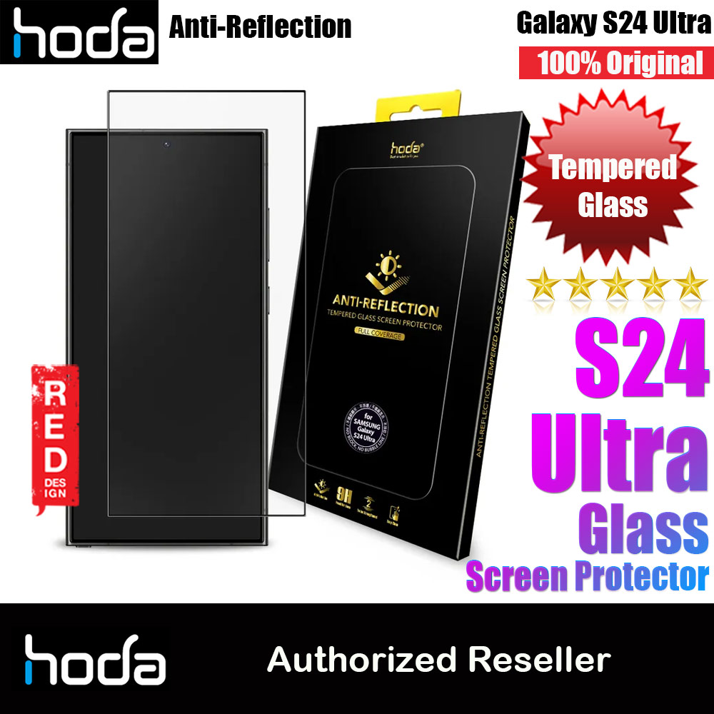 Picture of Hoda Full Coverage Anti Reflection Tempered Glass Screen Protector for Samsung Galaxy S24 Ultra (Anti Reflection) Samsung Galaxy S24 Ultra- Samsung Galaxy S24 Ultra Cases, Samsung Galaxy S24 Ultra Covers, iPad Cases and a wide selection of Samsung Galaxy S24 Ultra Accessories in Malaysia, Sabah, Sarawak and Singapore 