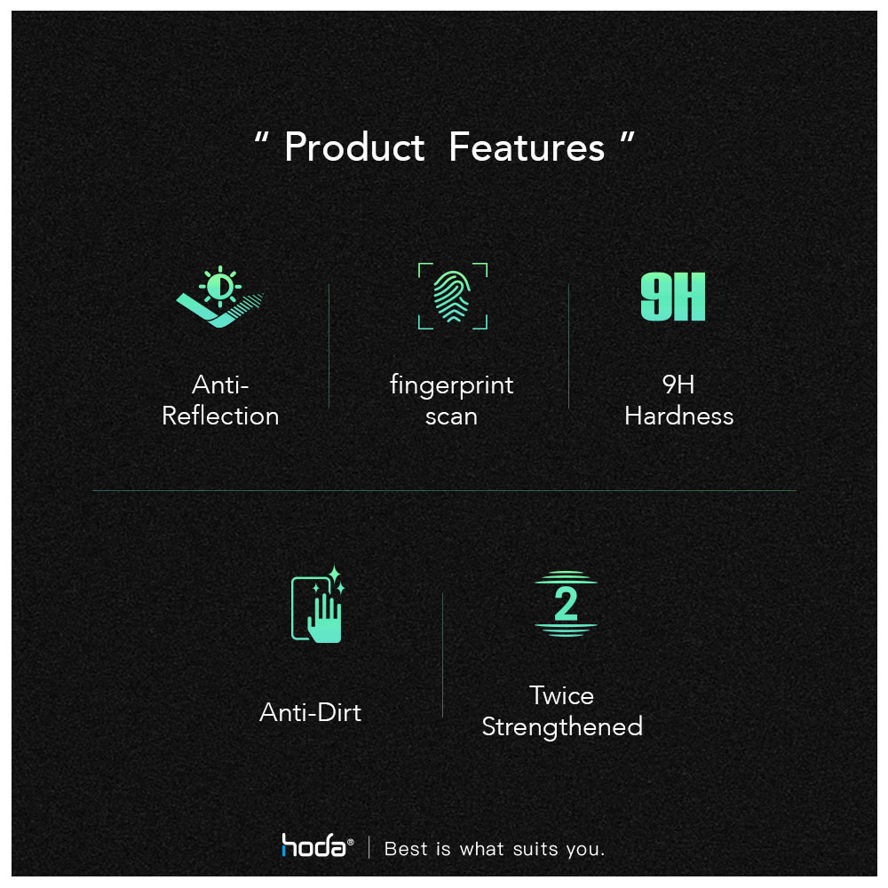 Picture of Samsung Galaxy S24 Ultra Screen Protector | Hoda Full Coverage Anti Reflection Tempered Glass Screen Protector for Samsung Galaxy S24 Ultra (Anti Reflection)