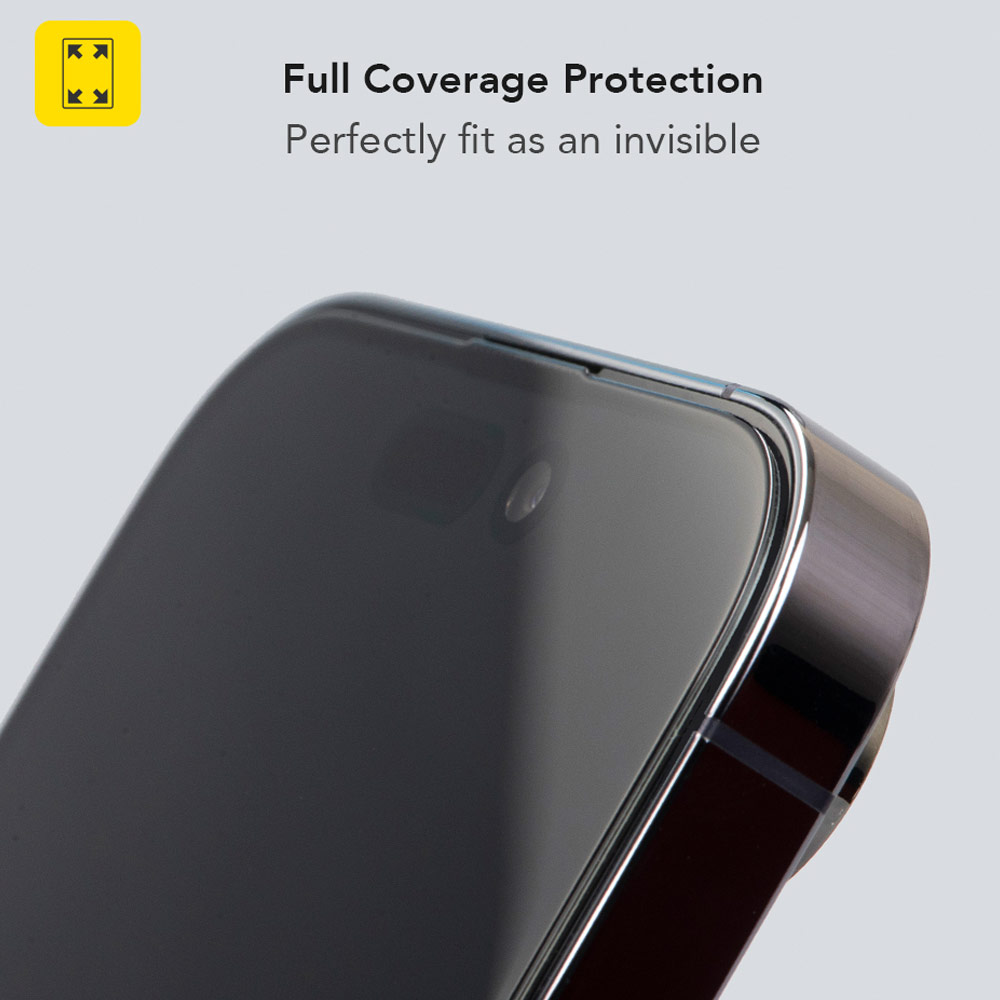 Picture of Apple iPhone 17 Pro Max 6.9 Screen Protector | Hoda Anti Reflection Full Coverage Tempered Glass Screen Protector for iPhone 17 Pro Max 6.9 (Anti Reflection Matte)