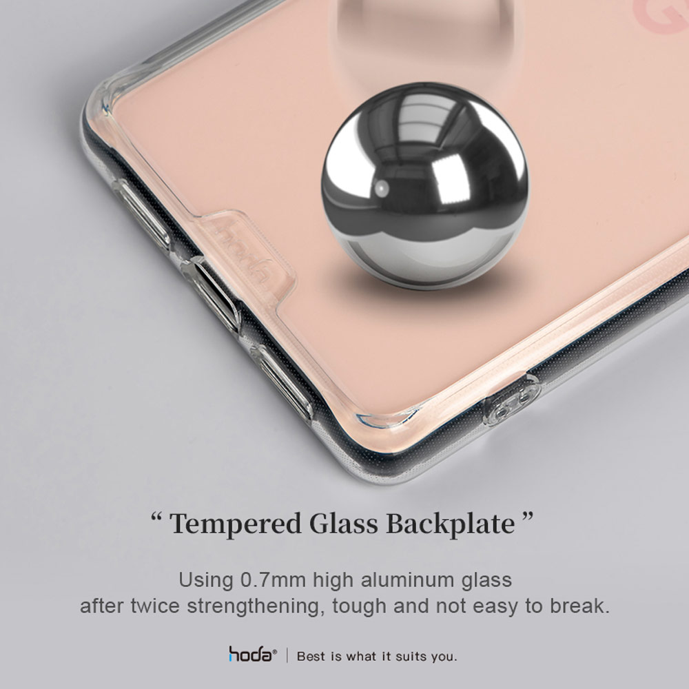 Picture of Google Pixel 6 Case | Hoda Crystal Pro Glass Case Military Standard Case For Google Pixel 6 (Clear)
