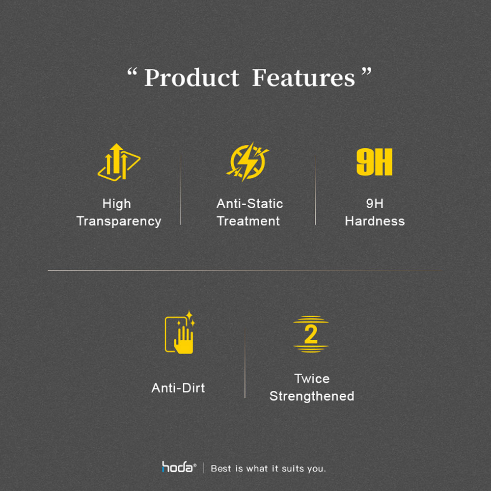 Picture of Apple iPhone 13 mini 5.4 Screen Protector | Hoda 0.33mm 2.5D Full Coverage Tempered Glass Screen Protector for Apple iPhone 13 Mini 5.4 (Black)