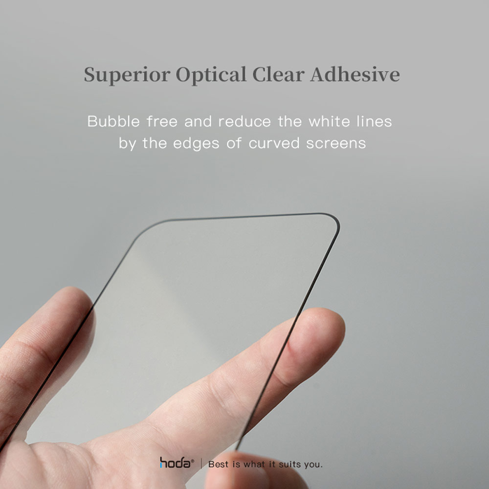 Picture of Apple iPhone 13 mini 5.4 Screen Protector | Hoda 0.33mm 2.5D Full Coverage Tempered Glass Screen Protector for Apple iPhone 13 Mini 5.4 (Black)