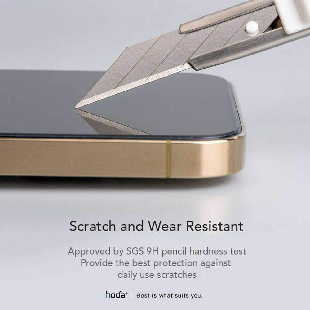 Picture of Apple iPhone 14 Pro Max 6.7 Screen Protector | Hoda 0.33mm 2.5D Full Coverage Gamer Matte Tempered Glass Screen Protector for Apple iPhone 14 Pro Max 6.7 (Matte)