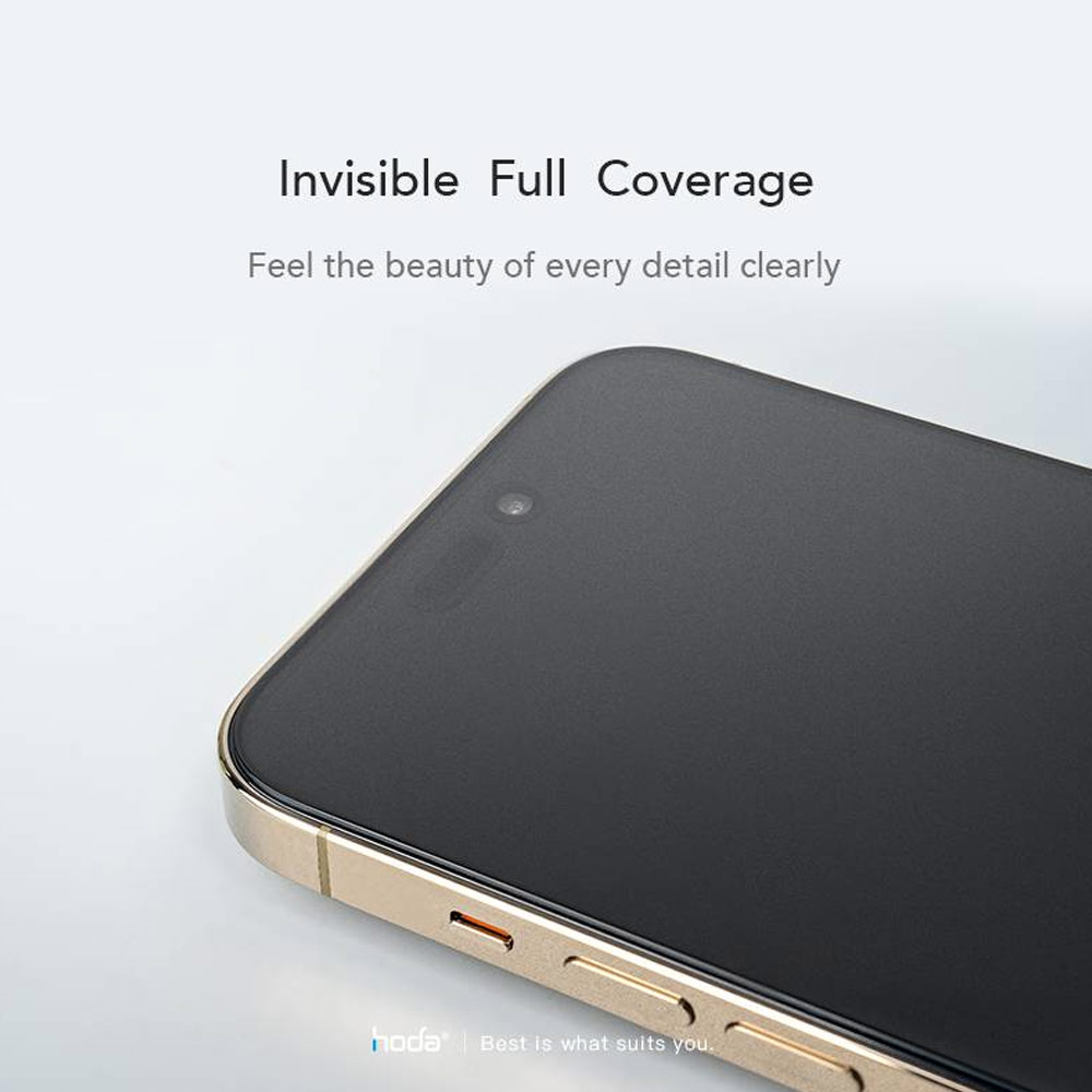 Picture of Apple iPhone 14 Pro Max 6.7 Screen Protector | Hoda 0.33mm 2.5D Full Coverage Gamer Matte Tempered Glass Screen Protector for Apple iPhone 14 Pro Max 6.7 (Matte)