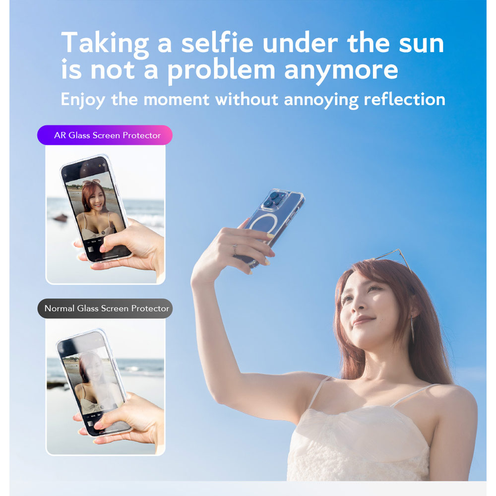 Picture of Samsung Galaxy S26 Ultra Screen Protector | Hoda Matte Anti Reflection Full Coverage Tempered Glass Screen Protector for Samsung Galaxy S26 Ultra (Matte)