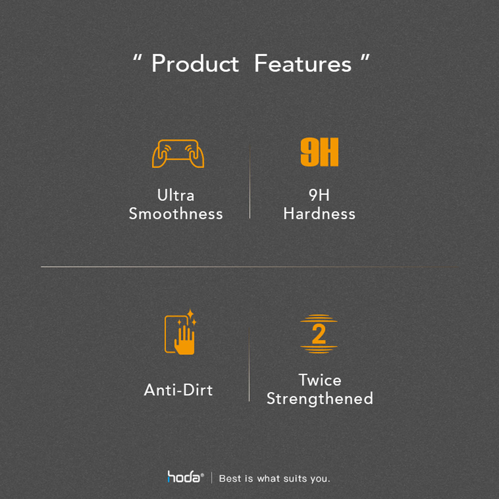 Picture of Apple iPhone 15 6.1 Screen Protector | Hoda 0.33mm 2.5D Full Coverage Gamer Matte Tempered Glass Screen Protector for Apple iPhone 15 6.1 iPhone 14 Pro 6.1 (Matte)