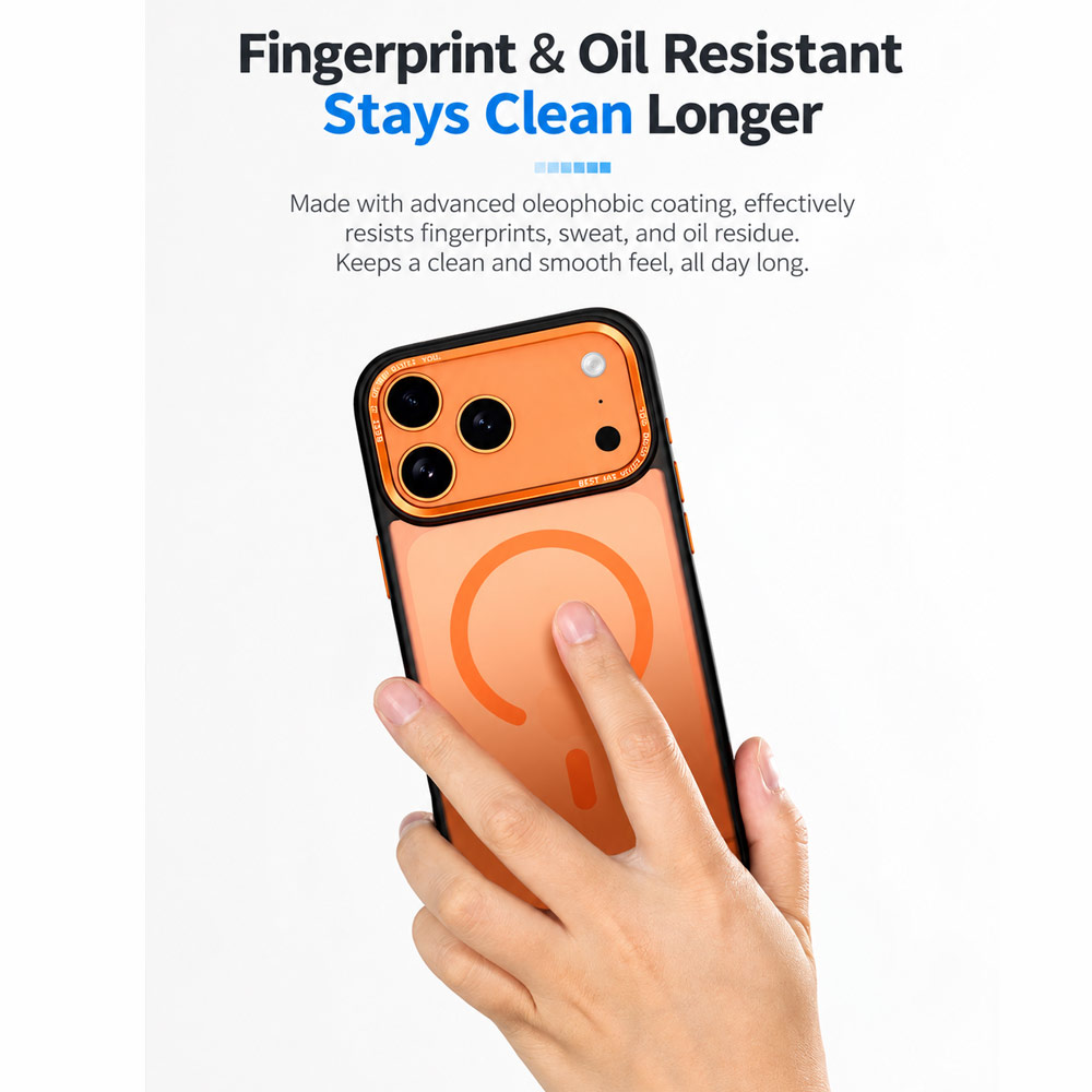 Picture of Apple iPhone 18 Pro Case | Hoda MultiColor Case with Magnet for iPhone 18 Pro 17 Pro - Lunar Gray