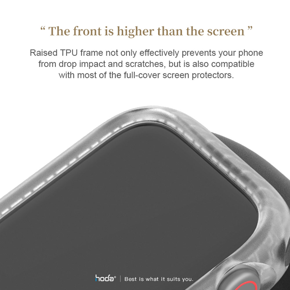 Picture of Apple Watch 45mm Case | Hoda Rough Case Apple Watch 45mm Series 7 Protection Case (Pink)