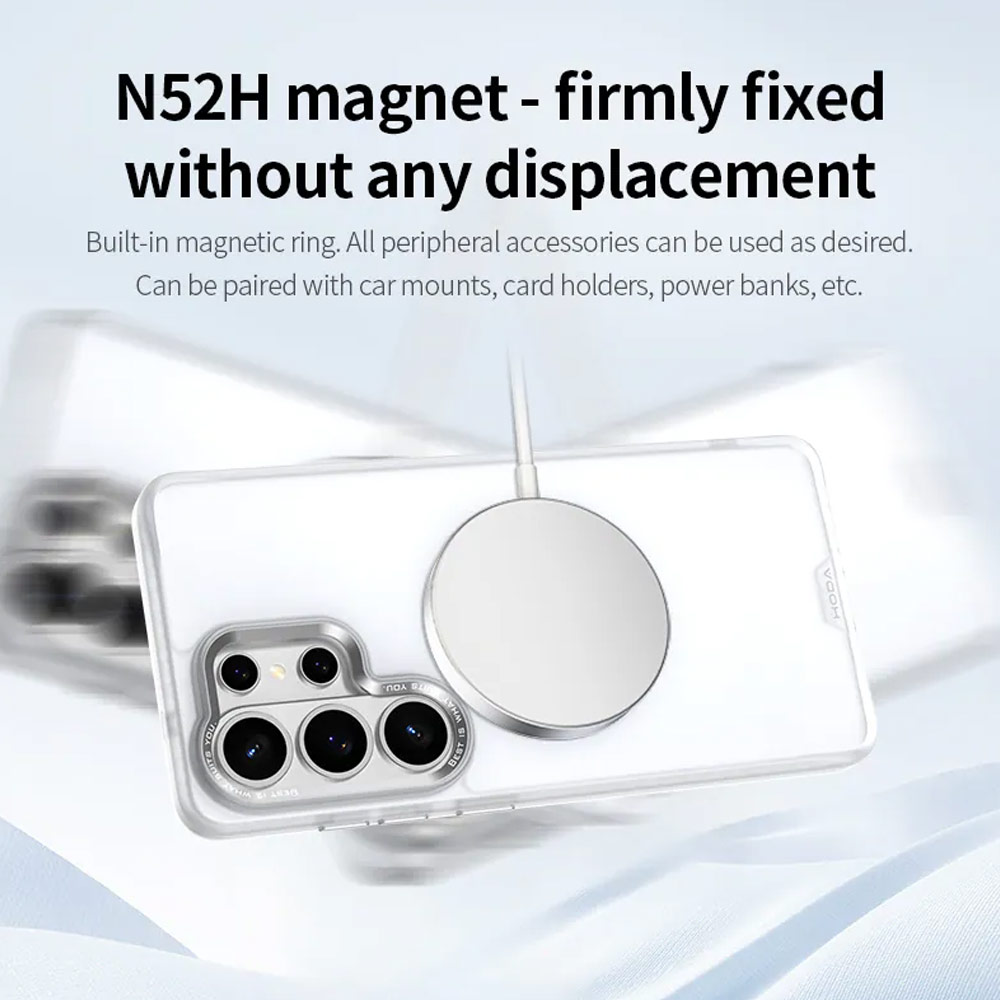 Picture of Samsung Galaxy S26 Ultra Case | Hoda Rough Case with Magnet Magnetic Military Standard Cover Casing for Samsung Galaxy S26 Ultra (Black)