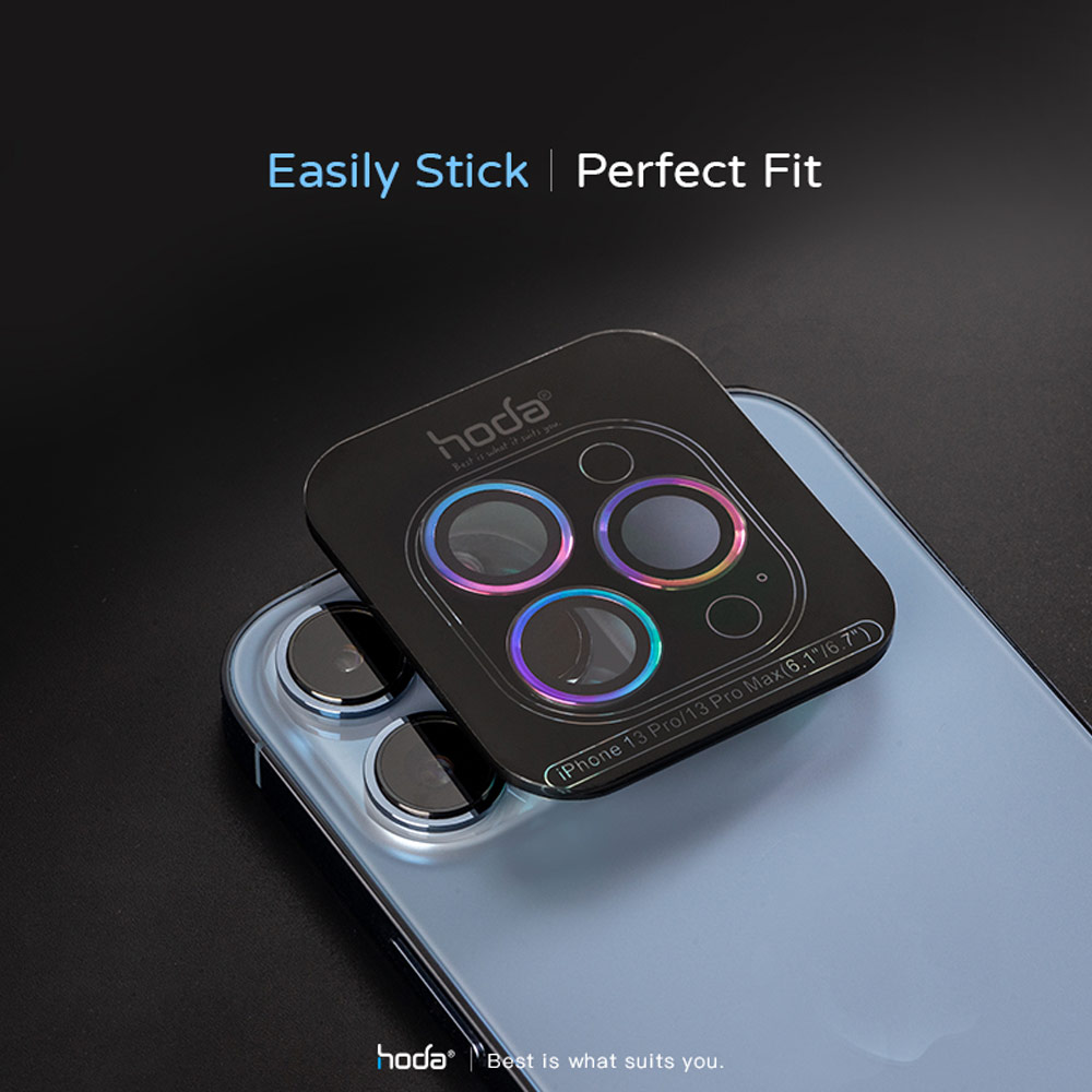 Picture of Apple iPhone 14 Plus 6.7 | Hoda Sapphire Lens Protector for iPhone 14 6.1 iPhone 14 Plus 6.7 (2PCS Red)