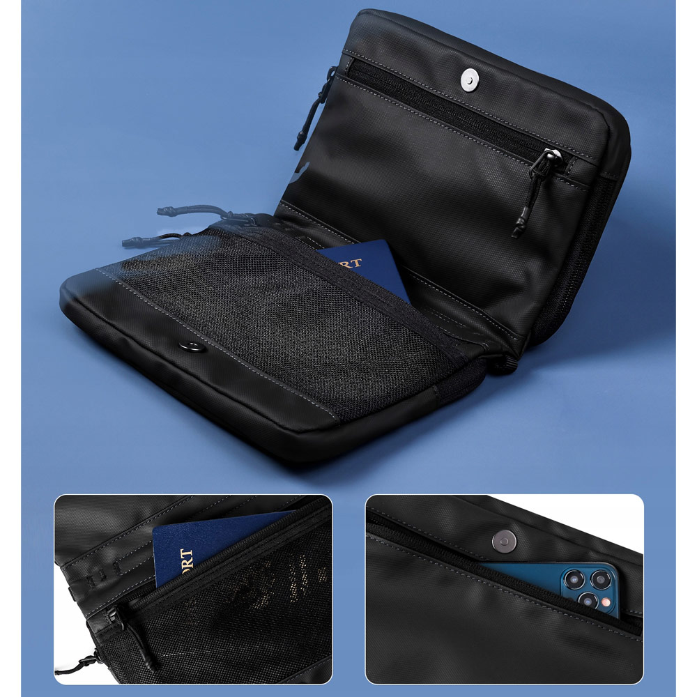 Picture of Innostyle FlexiCarry Crossbody Sling Shoulder Hand Carry Urban Style Bag Travel Bag (Classic Black)