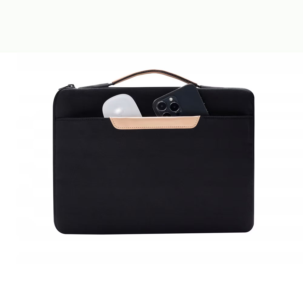 Picture of Innostyle Omiprotect Carrying Sleeve Shock Proof Laptop Notebook Sleeve with Front Compartment for up to 16 inches Laptop (Black)
