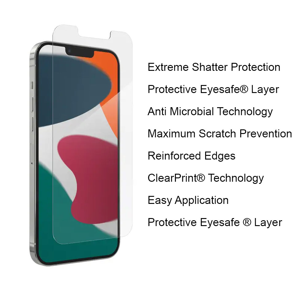 Picture of Apple iPhone 13 Pro Max 6.7 Screen Protector | Invisible Shield Glass Elite VisionGuard Glass Screen Protector for iPhone 13 Pro Max 6.7 (Anti Blue Light )