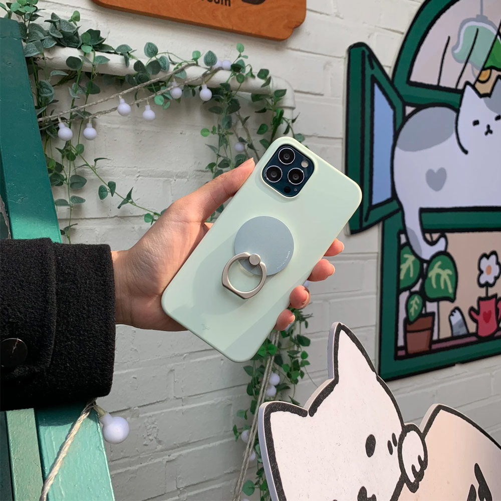 Picture of AAUXX iRing Pop Ring Holder Phone Grip and Kickstand Stand Work with wireless charging (Cinnamon Orange)