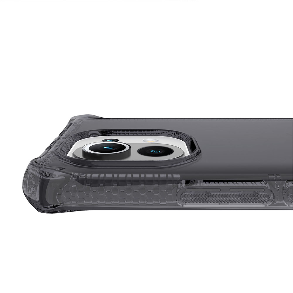 Picture of Xiaomi Mi 11 Case | ITSKINS SPECTRUM CLEAR ANTIMICROBIAL Certified Antishock Protection Case for XiaoMi Mi 11 (Smoke)