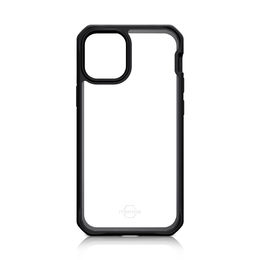 Picture of Apple iPhone 11 Pro 5.8 Case | ITSKINS HYBRID SOLID ANTIMICROBIAL Certified Antishock Protection Case for Apple iPhone 11 Pro 5.8 iPhone XS 5.8 (Plain Black transparent)