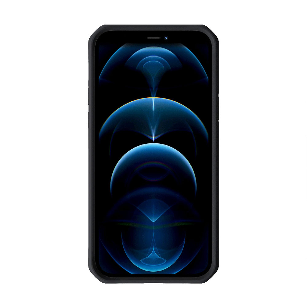 Picture of Apple iPhone 11 Pro Max 6.5 Case | ITSKINS HYBRID SOLID ANTIMICROBIAL Certified Antishock Protection Case for Apple iPhone 11 Pro Max 6.5 iPhone XS Max 6.5 (Plain Black transparent)