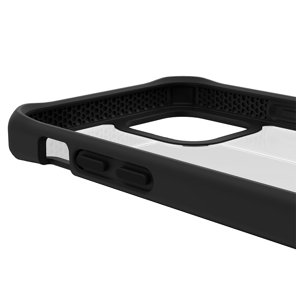 Picture of Apple iPhone 12 Pro Max 6.7 Case | ITSKINS HYBRID SOLID ANTIMICROBIAL Certified Antishock Protection Case for Apple iPhone 12 Pro Max 6.7 (Plain Black transparent)