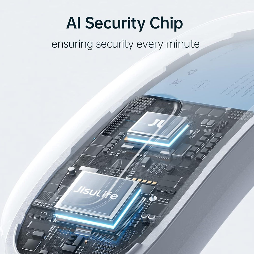 Picture of JISULIFE Malaysia Super Power High Speed Air Neck Cooler Portable Neck Fan Hands Free Bladeless Fan 5000mAh Battery Operated Wearable Personal Fan Leafless Rechargeable Headphone Design 100 Speed Neck Fan for Running Badminton Indoor Court Concert Picnic Camping Outdoor Activity FA45 (Navy Blue)