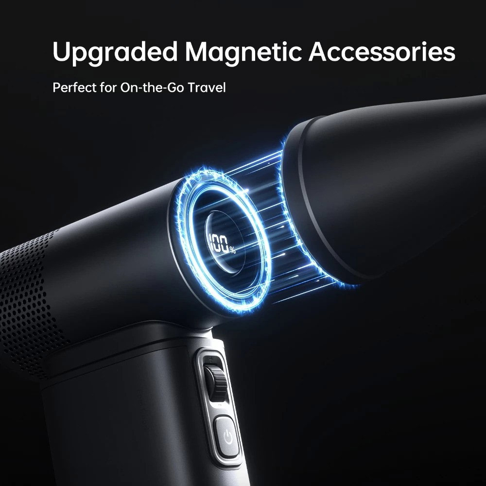 Picture of Jisulife Malaysia Handheld Fan Ultra 2 100 Speed Super Turbo Strong Wind High Quality Portable Powerbank 9000mAh LED Display (Bright Brown)