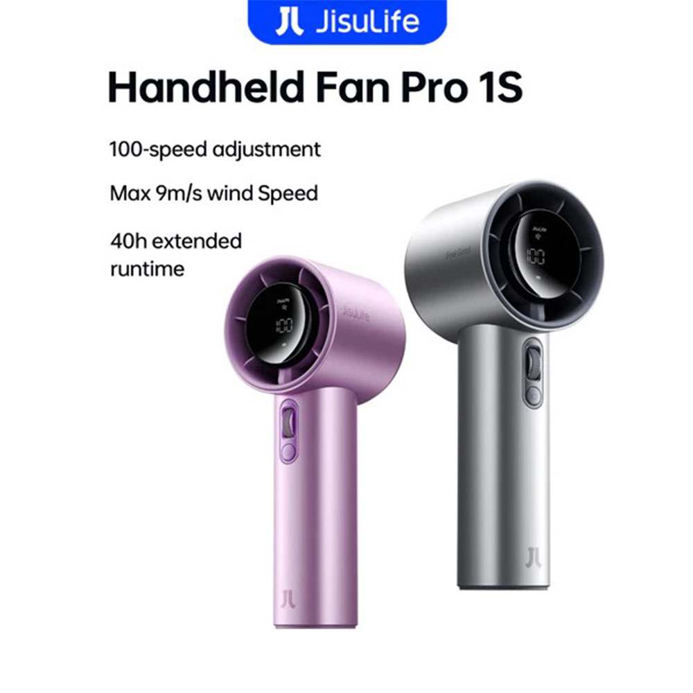 Picture of Jisulife Pro1S 2026 100 Speed Control Aluminum Body Portable Handheld Fan Kipas Jisulife (Purple)