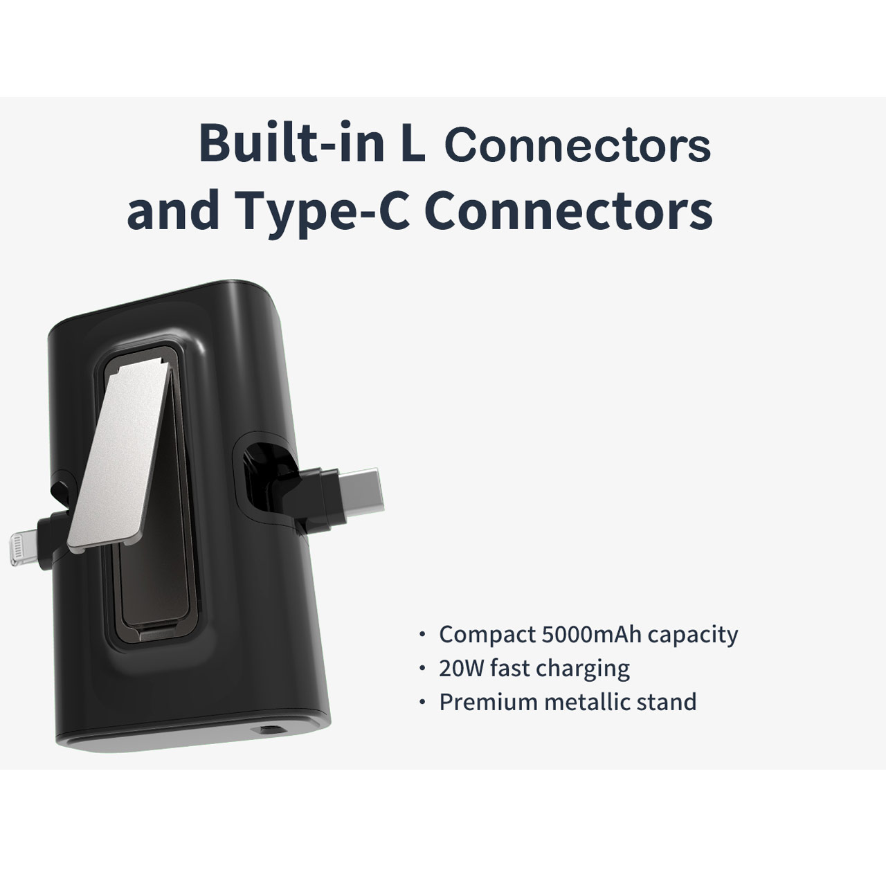 Picture of Lapo iWatch Powerbank Pocket Mini Small Size Powerbank 20W Fast Charge with Type-C Connector Apple Watch Powerbank (Milky White)