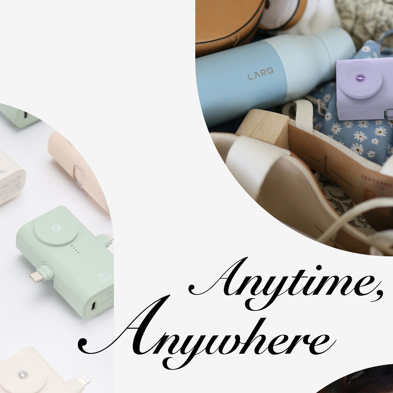 Picture of Lapo iWatch Powerbank Pocket Mini Small Size Powerbank 20W Fast Charge with Type-C Connector Apple Watch Powerbank (Milky White)